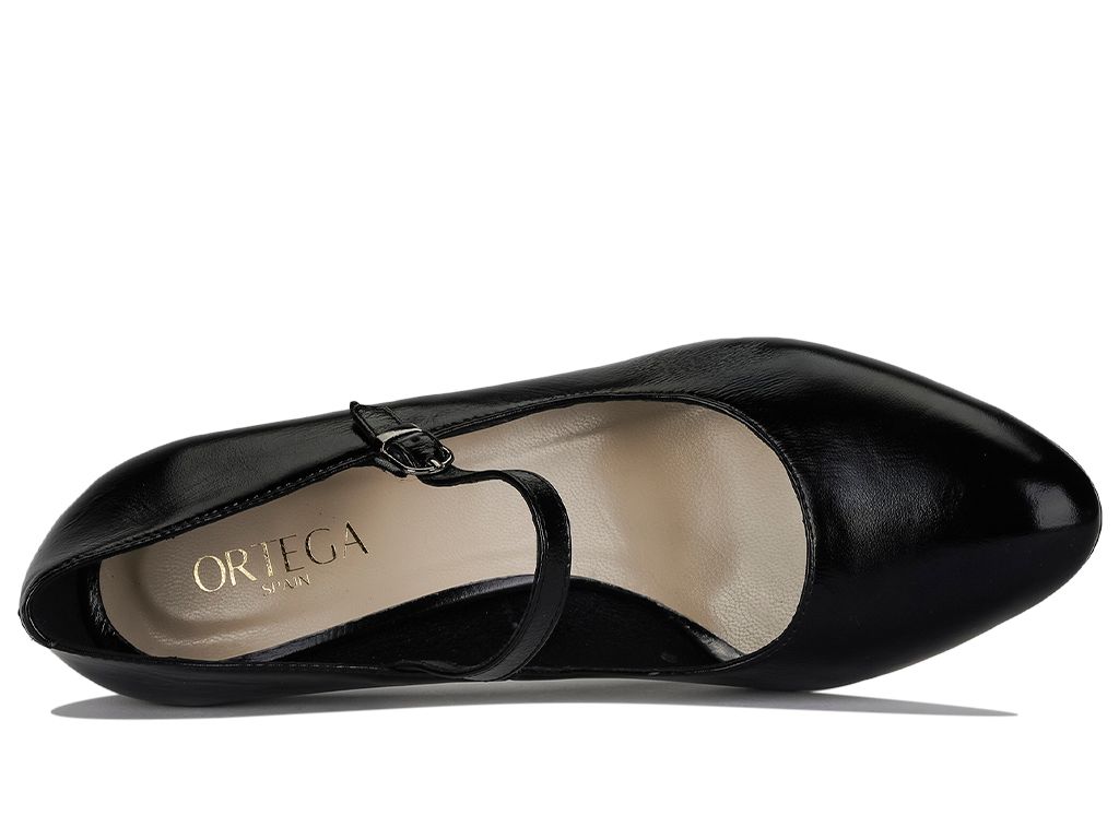Туфли женские на каблуке кожаные Ortega - фото