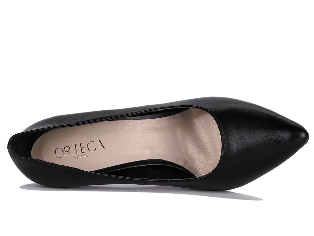 Туфли женские на каблуке кожаные Ortega - фото